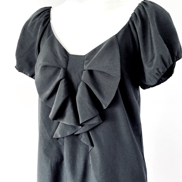 FOREVER NEW large bow Shift Dress black - Picture 3 of 7
